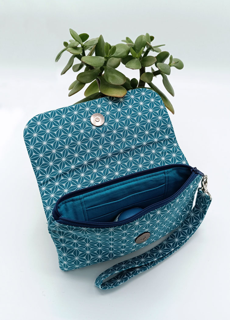 Pochette turquoise